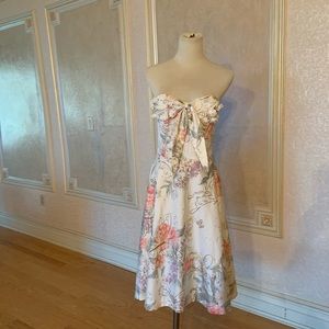 Jill Stuart strapless dress sz 6